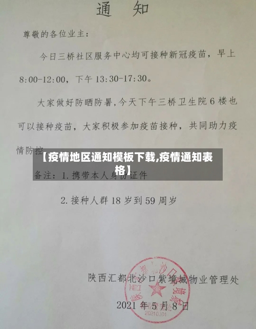 【疫情地区通知模板下载,疫情通知表格】