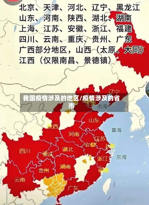 我国疫情涉及的地区/疫情涉及的省市