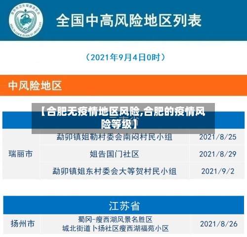 【合肥无疫情地区风险,合肥的疫情风险等级】-第3张图片