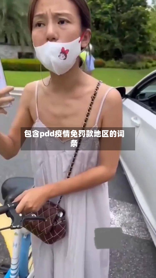 包含pdd疫情免罚款地区的词条