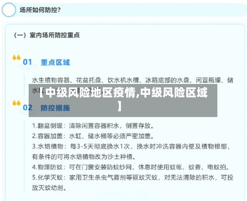 【中级风险地区疫情,中级风险区域】-第2张图片