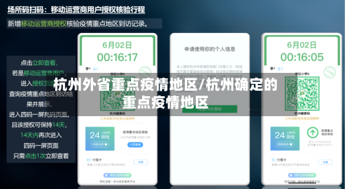 杭州外省重点疫情地区/杭州确定的重点疫情地区-第2张图片