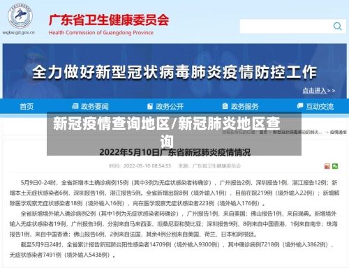 新冠疫情查询地区/新冠肺炎地区查询-第2张图片