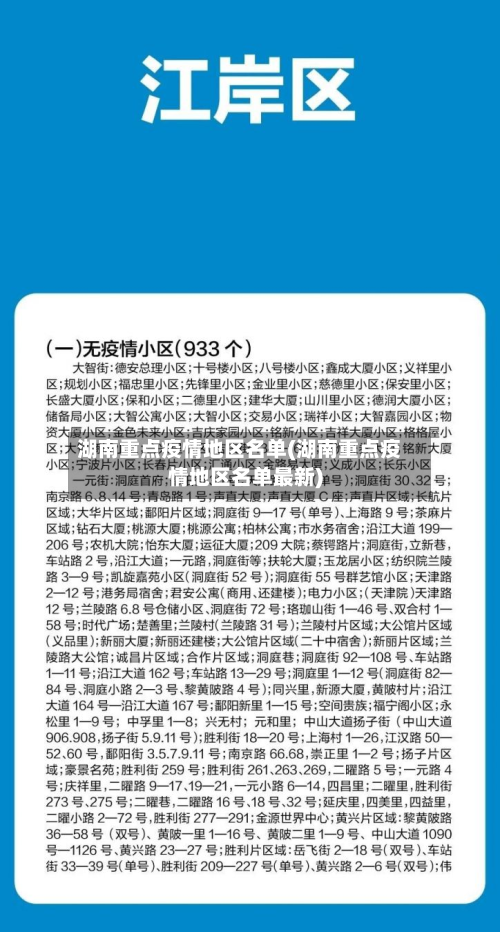湖南重点疫情地区名单(湖南重点疫情地区名单最新)-第2张图片