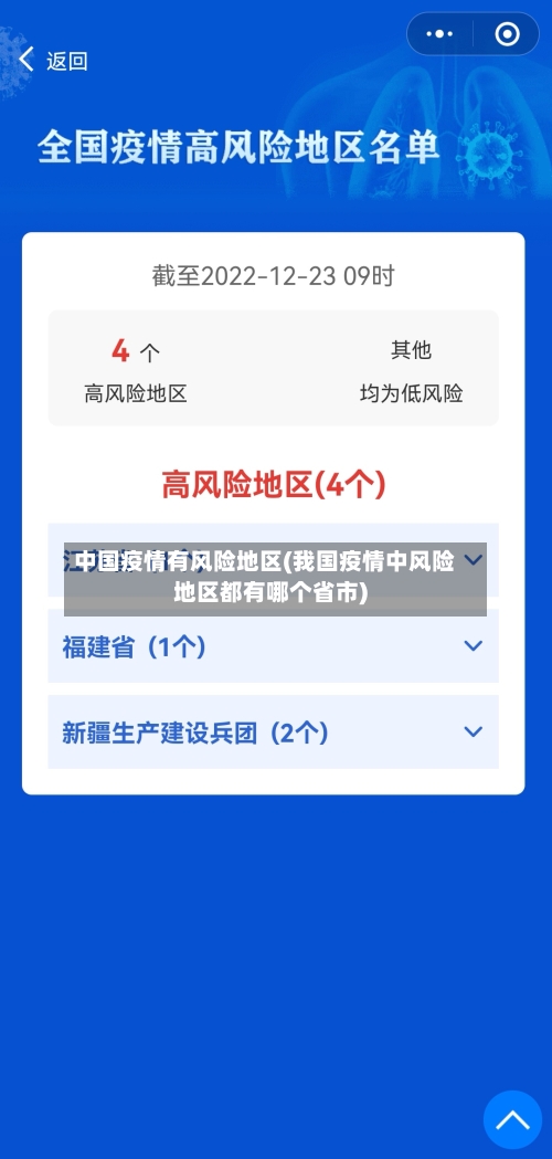 中国疫情有风险地区(我国疫情中风险地区都有哪个省市)-第3张图片