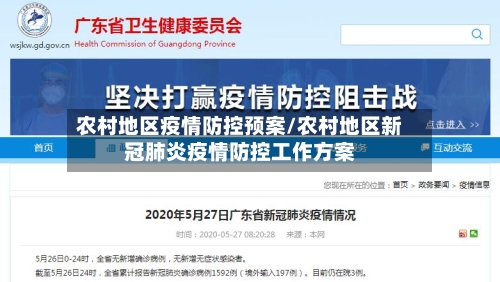 农村地区疫情防控预案/农村地区新冠肺炎疫情防控工作方案-第2张图片