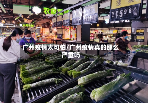 广州疫情太可怕/广州疫情真的那么严重吗