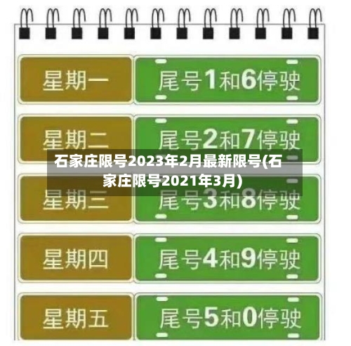 石家庄限号2023年2月最新限号(石家庄限号2021年3月)