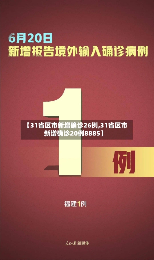 【31省区市新增确诊26例,31省区市新增确诊20例8885】