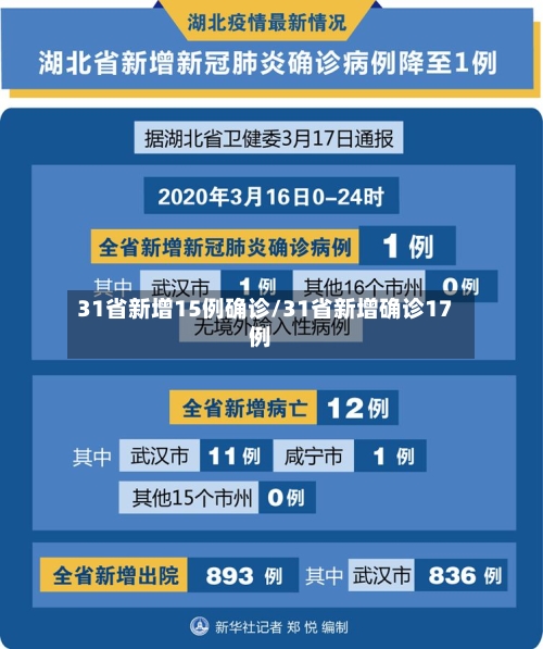 31省新增15例确诊/31省新增确诊17例
