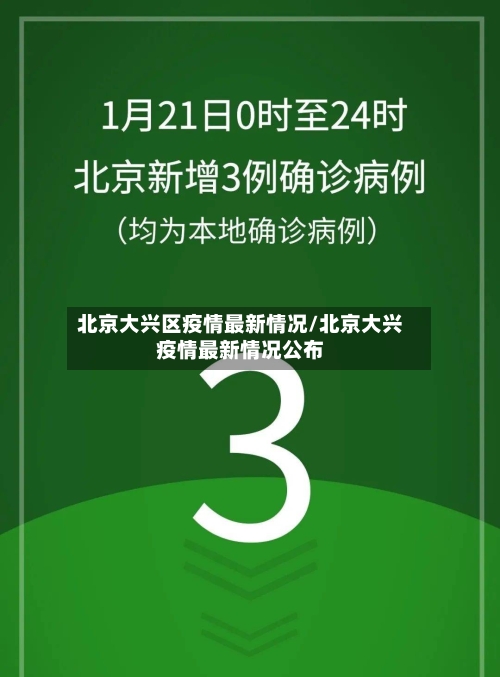北京大兴区疫情最新情况/北京大兴疫情最新情况公布