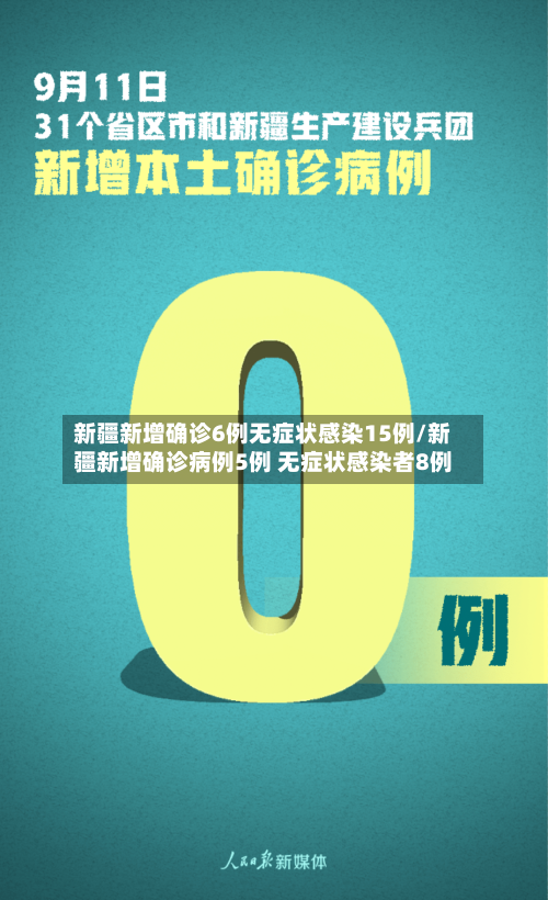 新疆新增确诊6例无症状感染15例/新疆新增确诊病例5例 无症状感染者8例