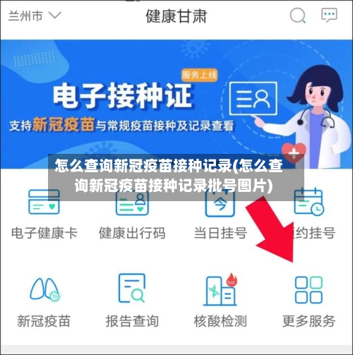 怎么查询新冠疫苗接种记录(怎么查询新冠疫苗接种记录批号图片)