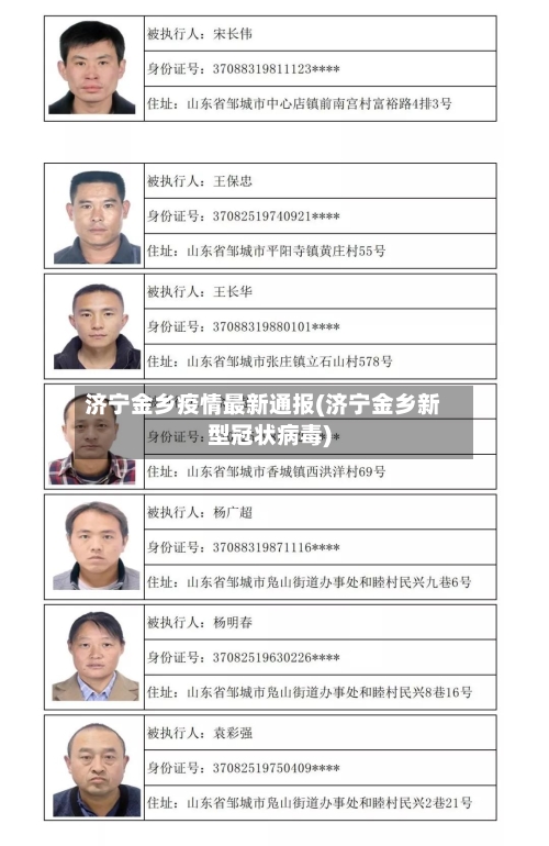 济宁金乡疫情最新通报(济宁金乡新型冠状病毒)-第3张图片