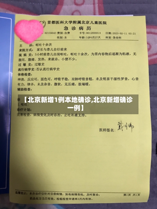 【北京新增1例本地确诊,北京新增确诊一例】-第2张图片