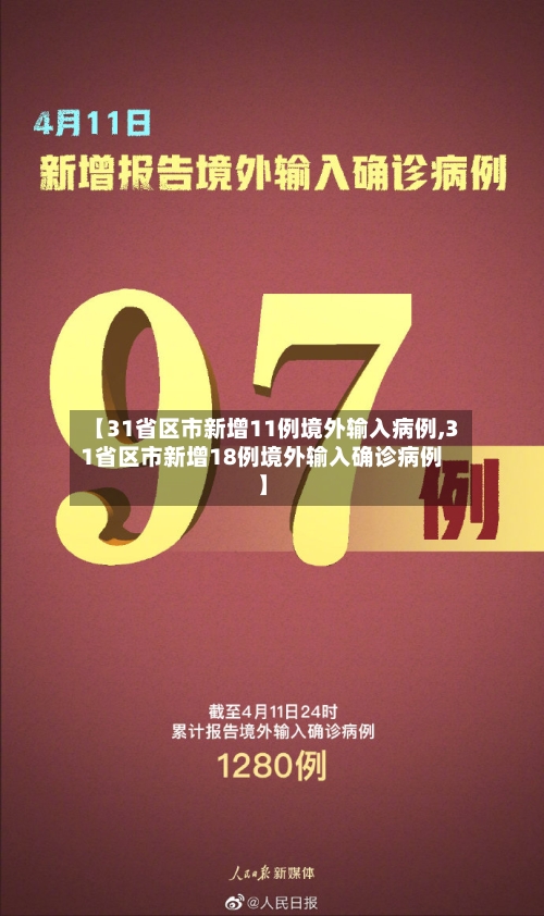 【31省区市新增11例境外输入病例,31省区市新增18例境外输入确诊病例】