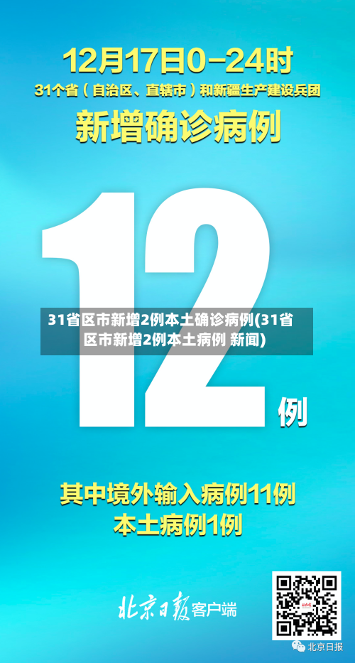 31省区市新增2例本土确诊病例(31省区市新增2例本土病例 新闻)-第2张图片