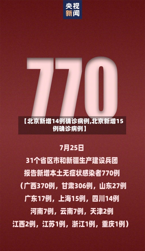 【北京新增14例确诊病例,北京新增15例确诊病例】