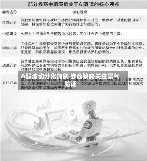 A股波动分化加剧 券商策略关注景气验证