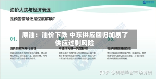 原油:油价下跌 中东供应回归加剧了供应过剩风险-第2张图片