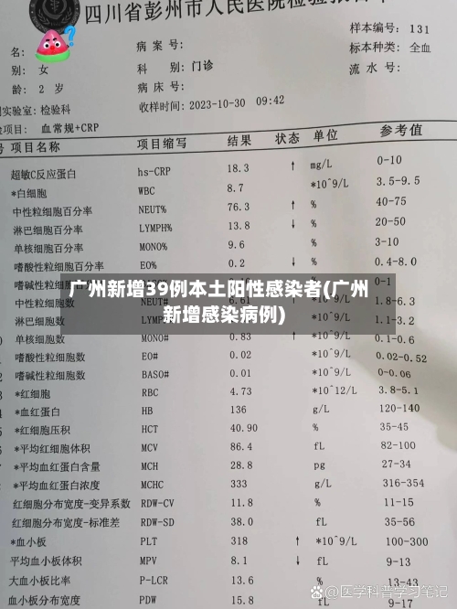 广州新增39例本土阳性感染者(广州新增感染病例)