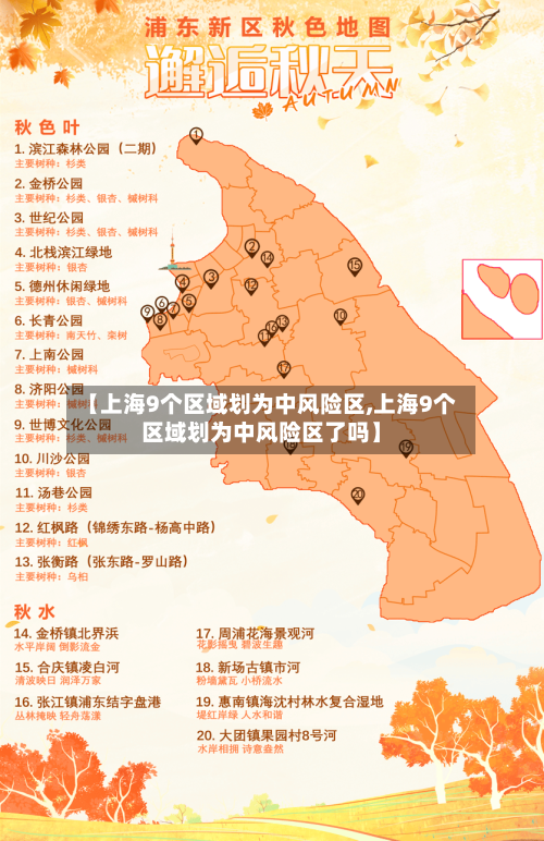 【上海9个区域划为中风险区,上海9个区域划为中风险区了吗】