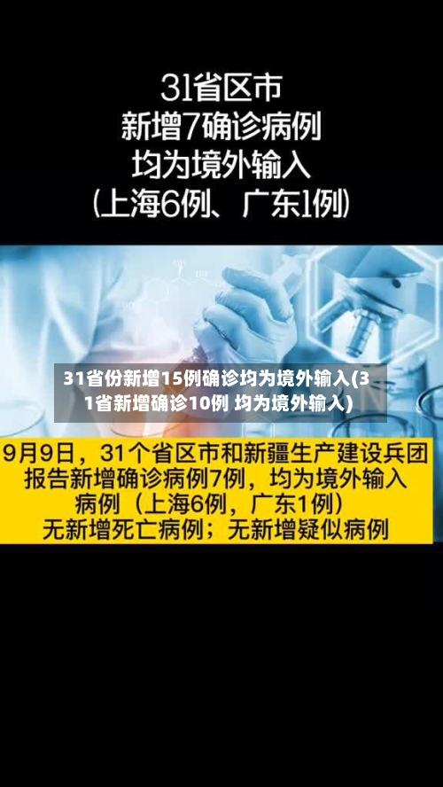 31省份新增15例确诊均为境外输入(31省新增确诊10例 均为境外输入)