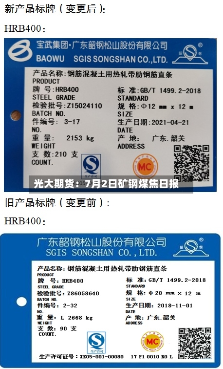 光大期货:7月2日矿钢煤焦日报-第1张图片
