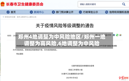 郑州4地调整为中风险地区/郑州一地调整为高风险,6地调整为中风险-第2张图片