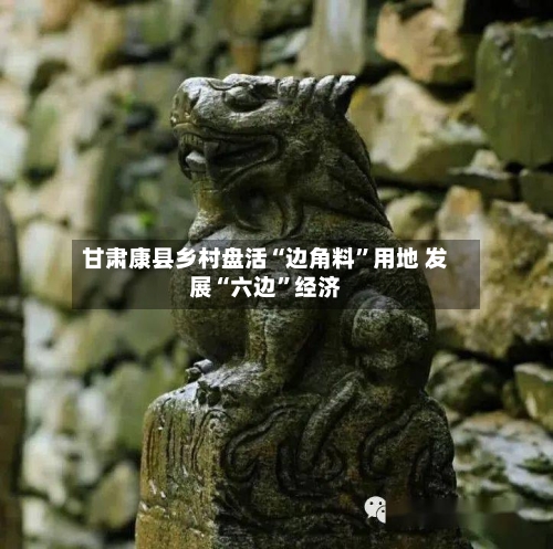甘肃康县乡村盘活“边角料”用地 发展“六边”经济