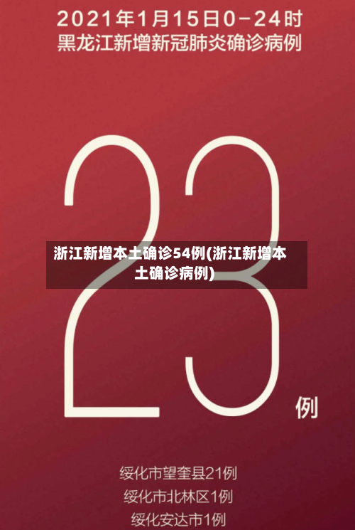 浙江新增本土确诊54例(浙江新增本土确诊病例)-第3张图片
