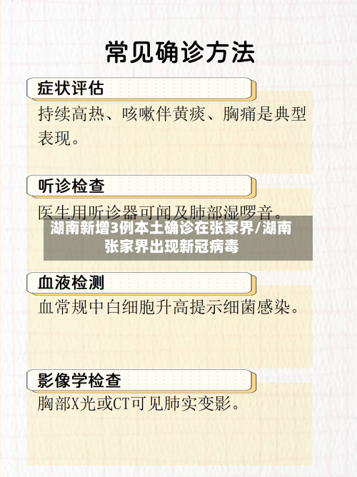 湖南新增3例本土确诊在张家界/湖南张家界出现新冠病毒