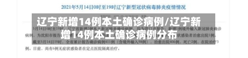 辽宁新增14例本土确诊病例/辽宁新增14例本土确诊病例分布-第2张图片