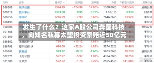 发生了什么？这家A股公司奔图科技	，向知名私募太盟投资索赔近50亿元-第2张图片