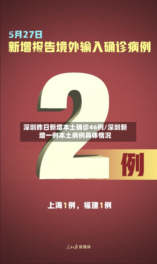 深圳昨日新增本土确诊46例/深圳新增一例本土病例具体情况-第2张图片