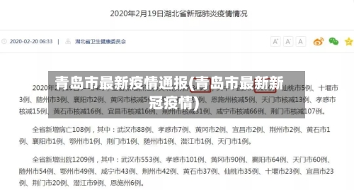 青岛市最新疫情通报(青岛市最新新冠疫情)-第2张图片