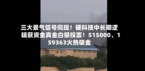 三大景气信号同现！硬科技中长期逻辑获资金真金白银投票！515000、159363火热吸金-第2张图片