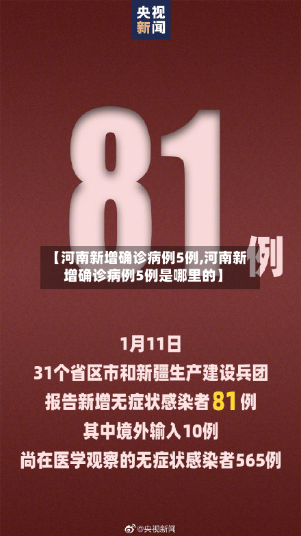 【河南新增确诊病例5例,河南新增确诊病例5例是哪里的】-第2张图片
