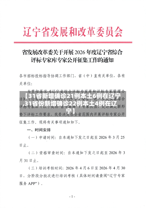 【31省新增确诊21例本土6例在辽宁,31省份新增确诊22例本土4例在辽宁】