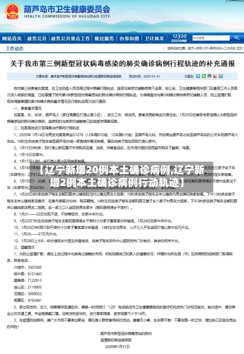 【辽宁新增20例本土确诊病例,辽宁新增2例本土确诊病例行动轨迹】