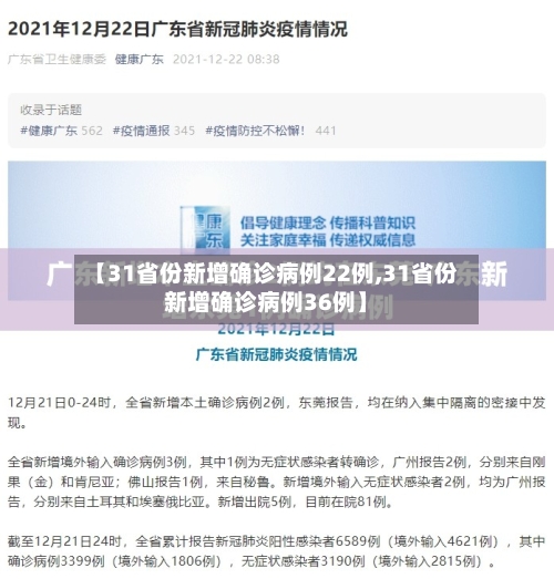 【31省份新增确诊病例22例,31省份新增确诊病例36例】-第3张图片
