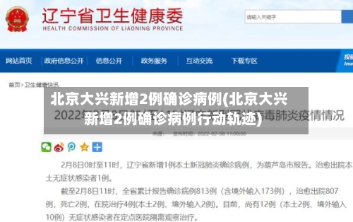北京大兴新增2例确诊病例(北京大兴新增2例确诊病例行动轨迹)-第2张图片