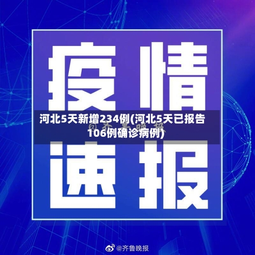河北5天新增234例(河北5天已报告106例确诊病例)