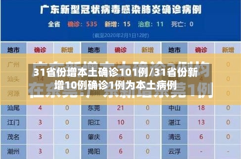 31省份增本土确诊101例/31省份新增10例确诊1例为本土病例