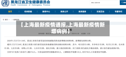 【上海最新疫情通报,上海最新疫情新增病例】-第2张图片