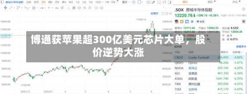 博通获苹果超300亿美元芯片大单	，股价逆势大涨-第2张图片