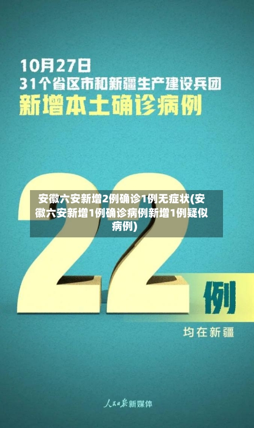 安徽六安新增2例确诊1例无症状(安徽六安新增1例确诊病例新增1例疑似病例)-第2张图片