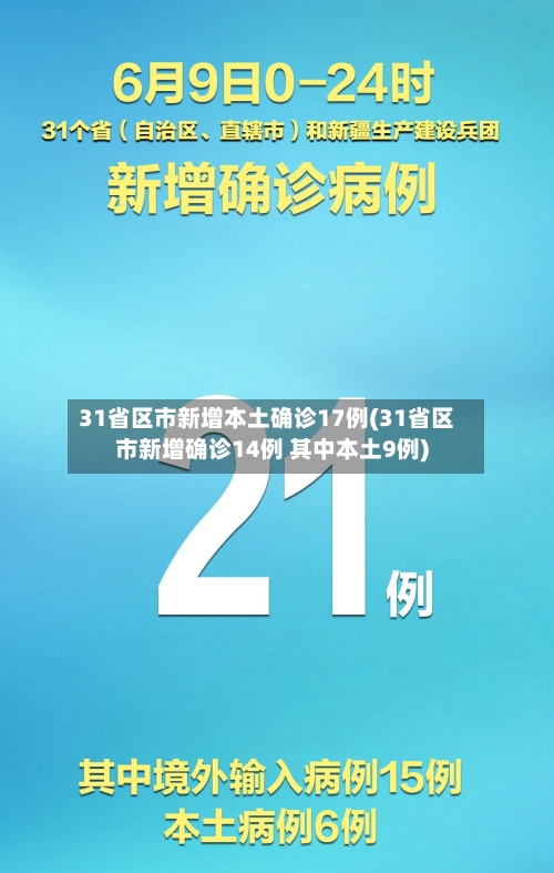 31省区市新增本土确诊17例(31省区市新增确诊14例 其中本土9例)-第3张图片