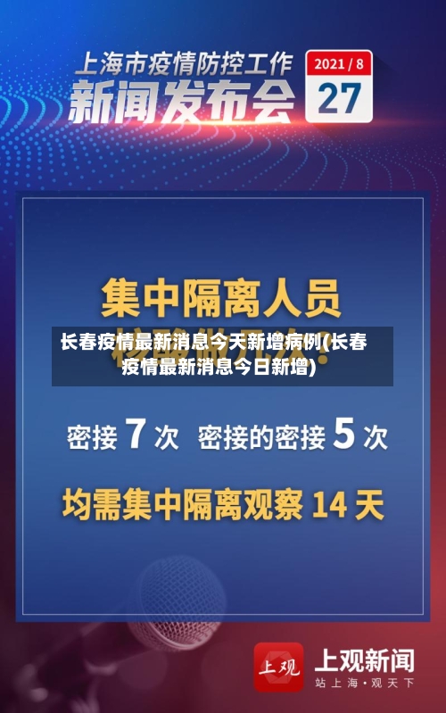 长春疫情最新消息今天新增病例(长春疫情最新消息今日新增)