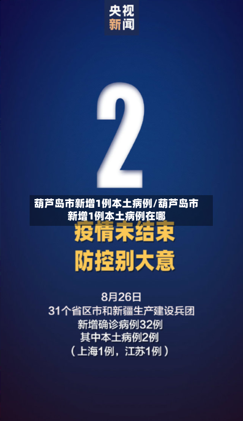 葫芦岛市新增1例本土病例/葫芦岛市新增1例本土病例在哪